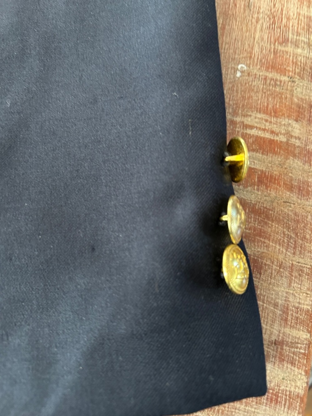 Nautica Navy Blazer with Gold Buttons: Youth 18/Men’s S - Picture 5 of 14
